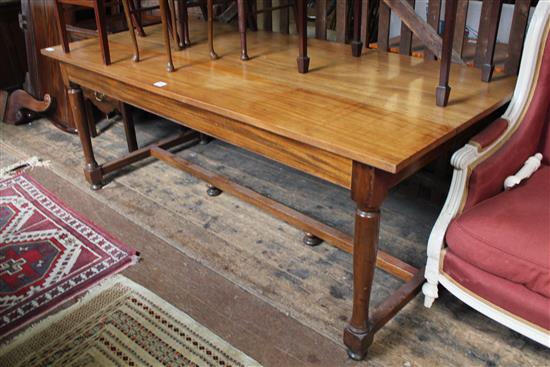 Pale mahogany dining table